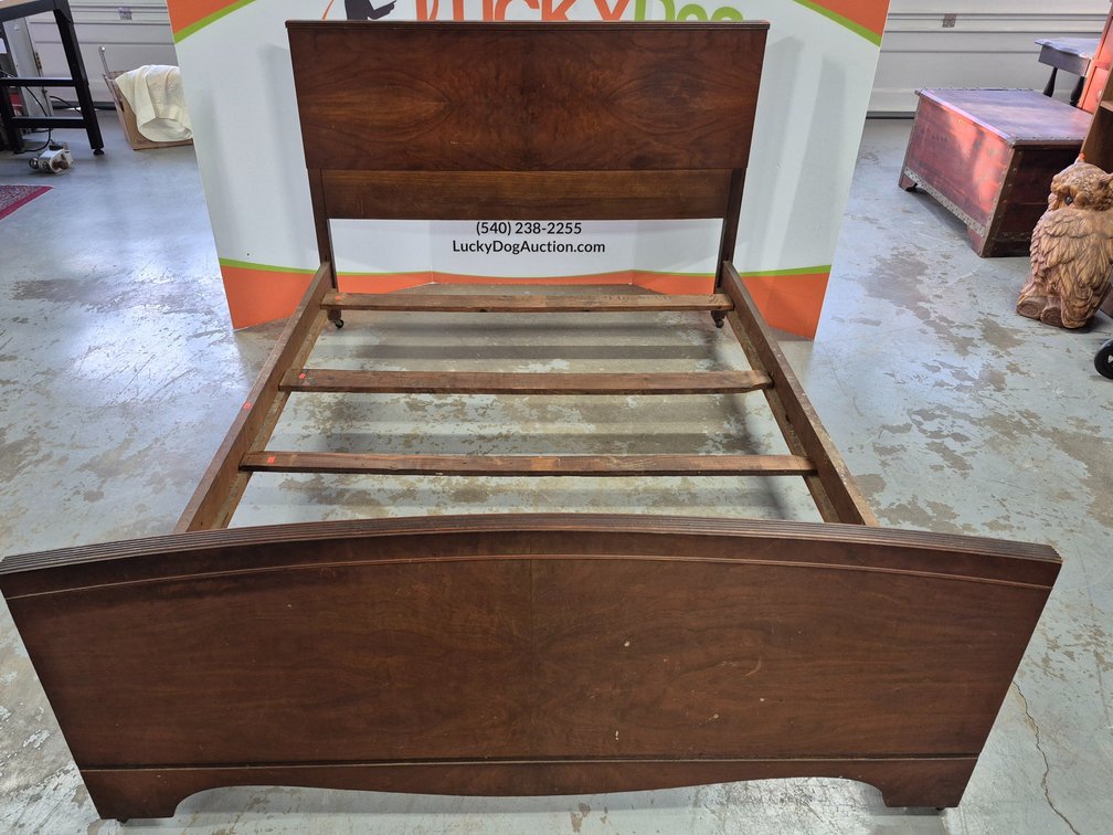 Wooden Full Size Headboard - Footboard and Rails