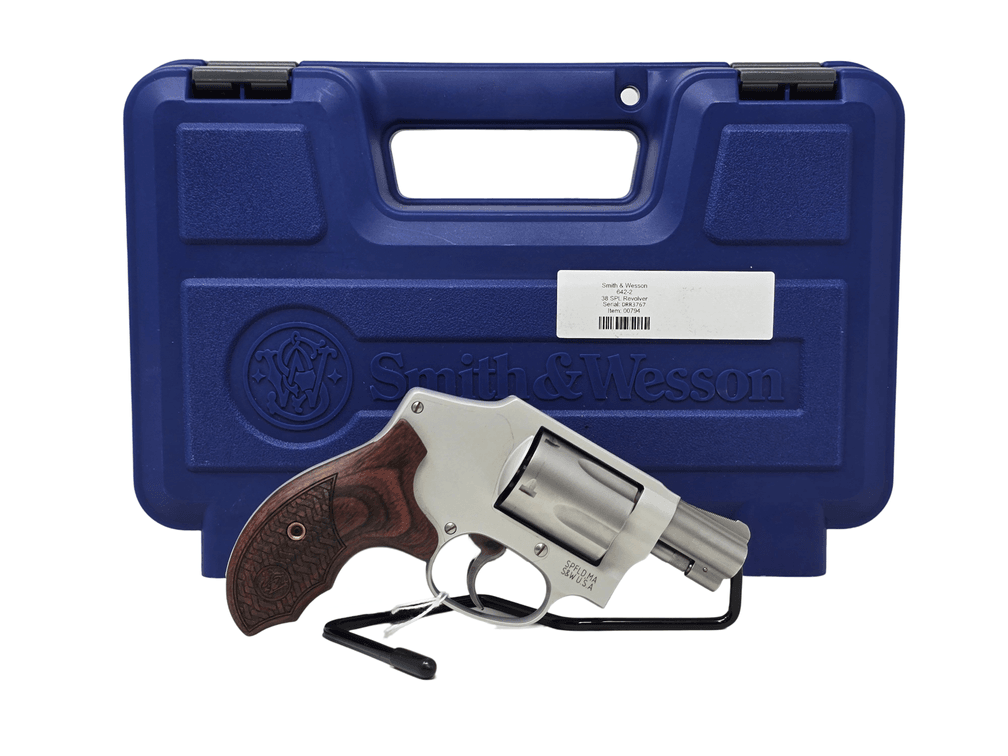 Smith & Wesson Model 642-2 Performance Center .38 Spcl + P - 1.75" Barrel - w/ Box- Serial DRR3767