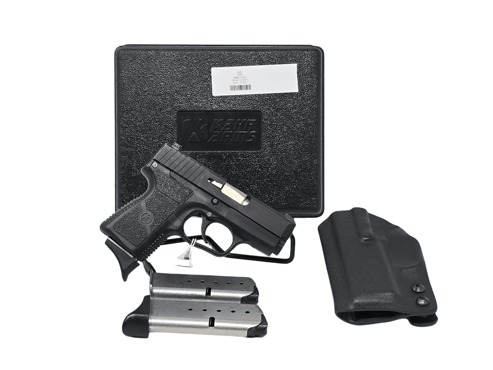 Kahr PM9 9mm - w/ Box, Holster, and (3) Magazines - Serial IC3193