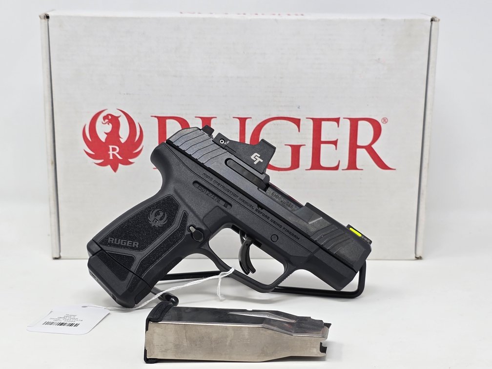 Ruger Max-9 9mm - Crimson Trace 3 MOA Red Dot - w/ Box and (2) Magazines - Serial 350127378