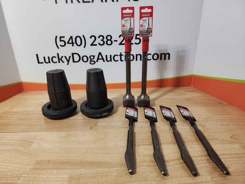 Diablo Bushing Tools (2) - Diablo Mortar Knife (4) - Milwaukee ProPEX 3" Expansion Attachments (2)