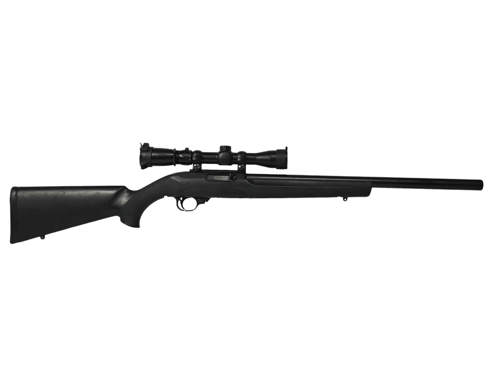 Ruger 10/22 .17AG/.17PMC - 10/22 .22 LR Receiver w/ Clerke International .17 Cal Bull Barrel - NOT .17 HMR or Mach 2 - 3-9 Scope - Serial 242-97059