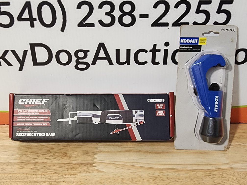 Chief High Speed Metal Air Reciprocating Saw - Kobalt Conduit Cutter 