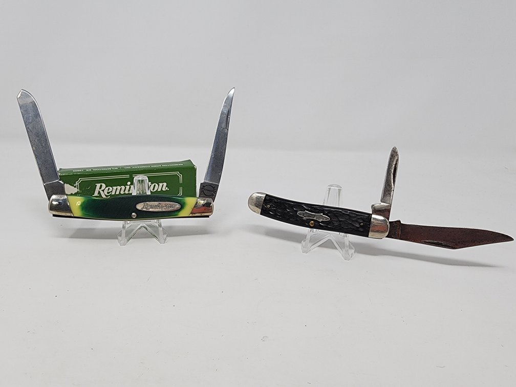 Remington 9506 USA Skinner Two Blade Pocket Knife - Remington 2 Blade Pocket Knife 