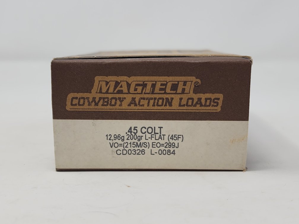Magtech Cowboy Action Loads .45 Colt 200 Gr Lead 