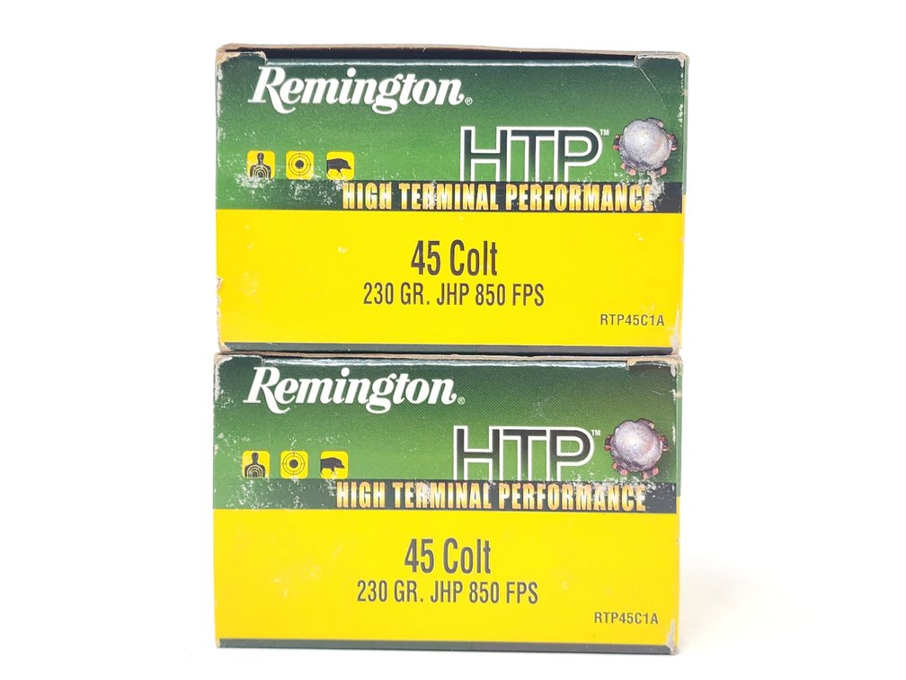 Remington HTP 45 Colt 230 Gr JHP (2) Boxes of 20