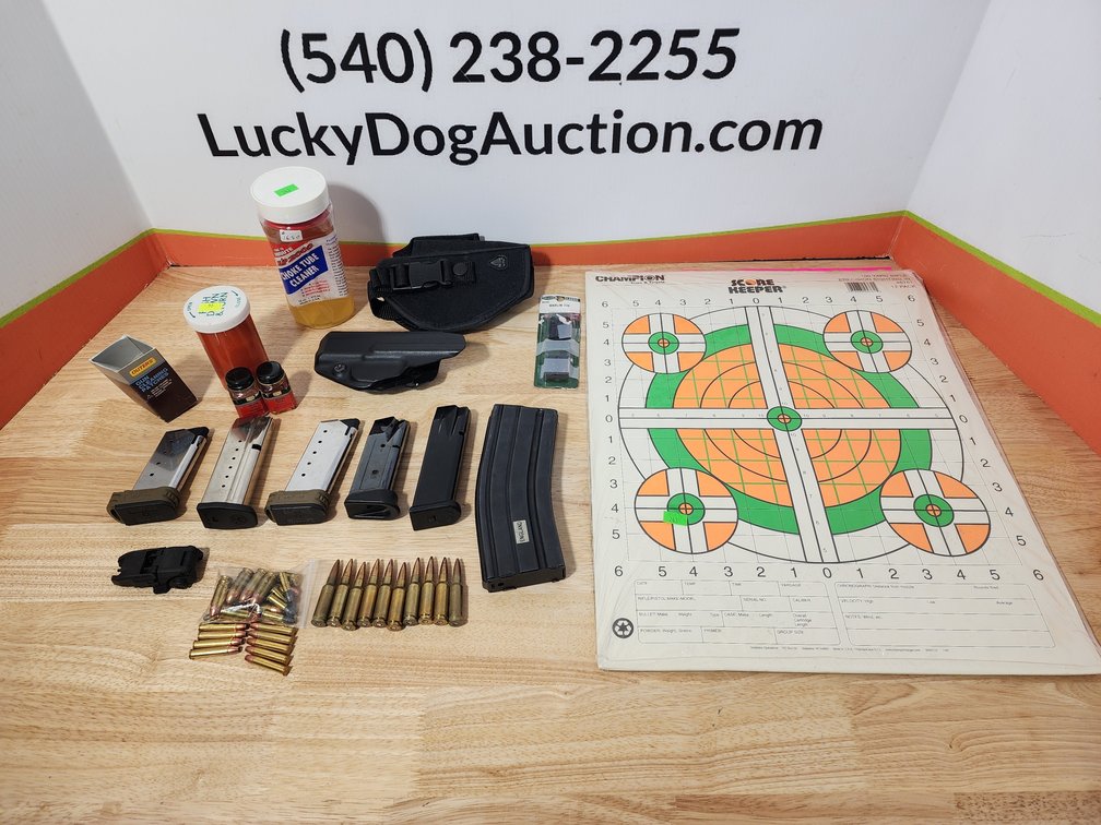 Assorted Magazines - Holsters - Gun Cleaning Supplies - Ammo and More 