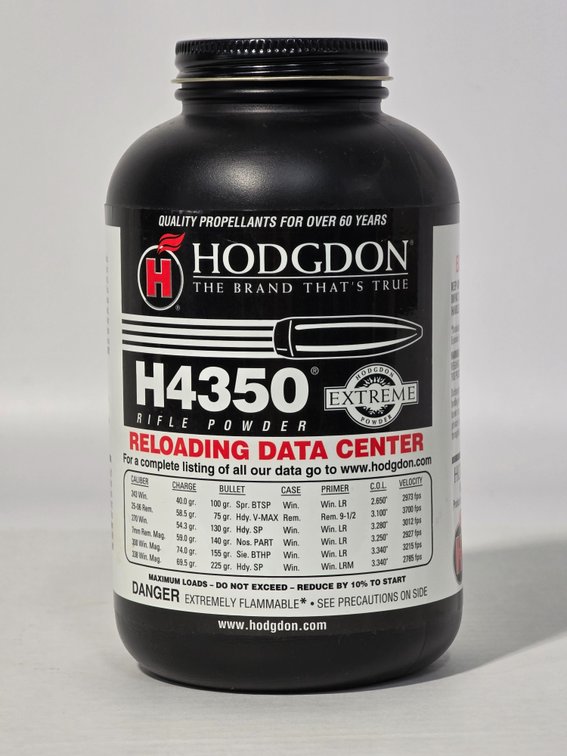Hodgdon H4350 Rifle Powder 1lb Unopened 