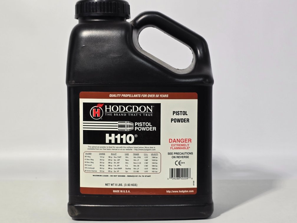 Hodgdon H110 Pistol Powder 3.5lbs