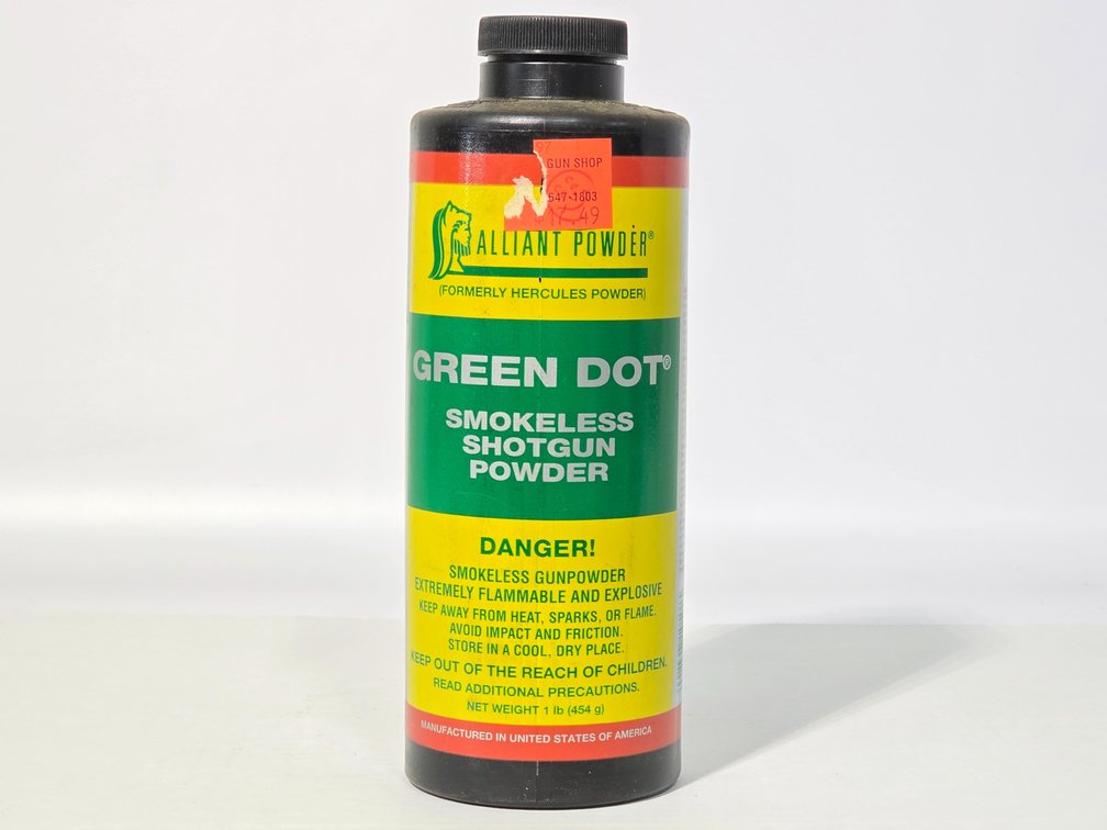 Alliant Powder Green Dot Smokeless Shotgun Powder