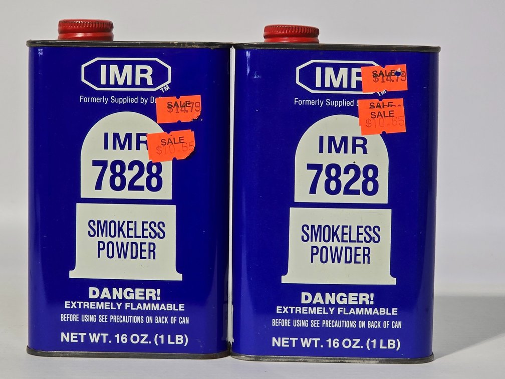 IMR 7828 Smokeless Powder - (2) 1lb Cans