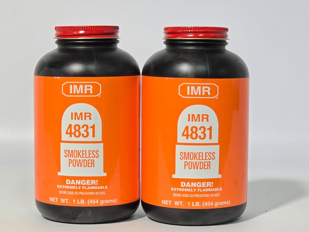 IMR 4831 Smokeless Powder - (2) 1lb Jugs