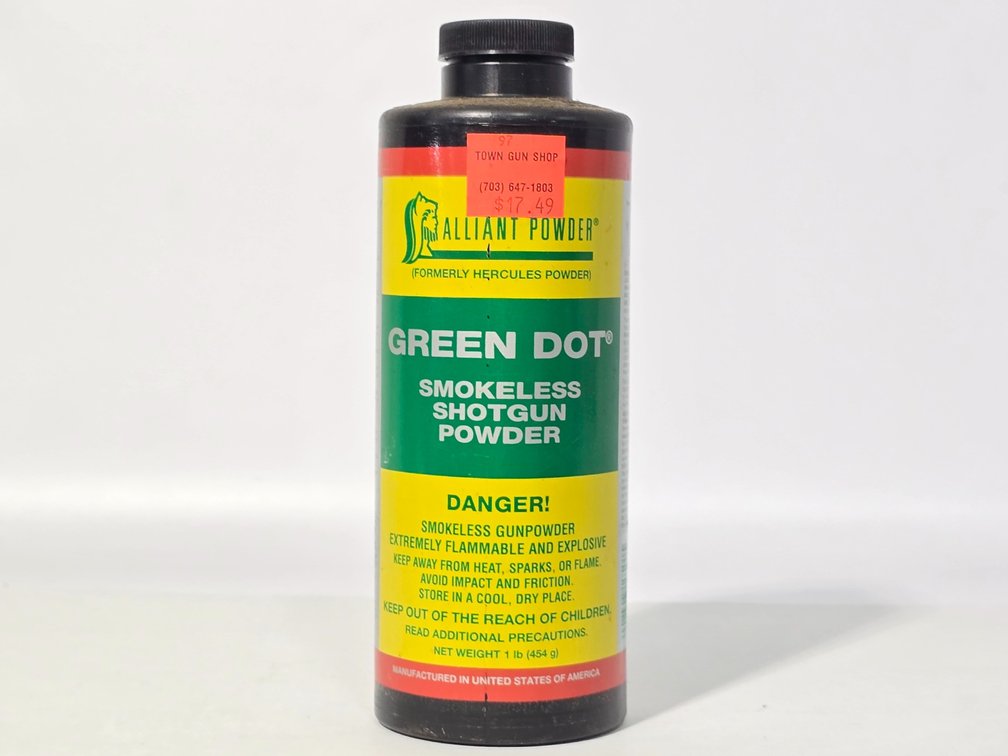 Alliant Powder Green Dot Smokeless Shotgun Powder 1lb