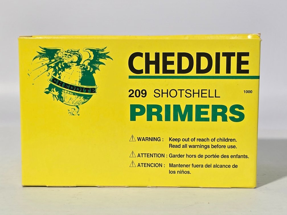 Cheddite 209 Primers - 1000 Included