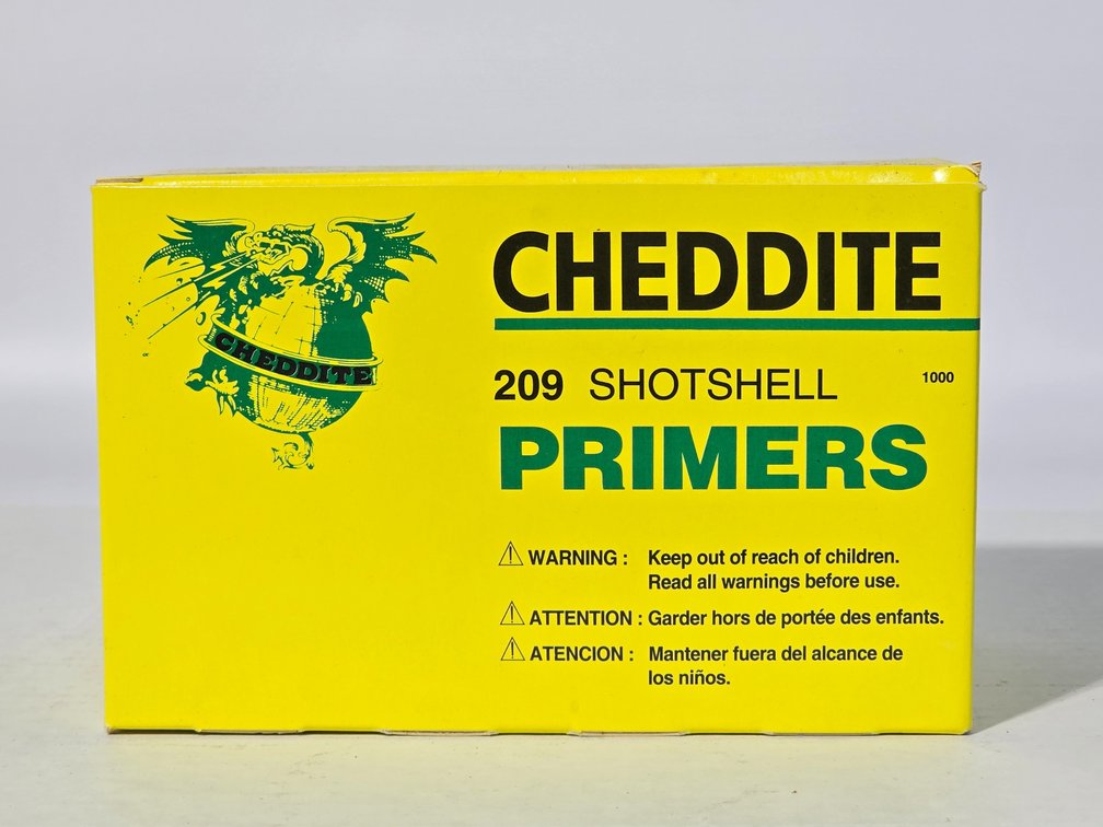 Cheddite 209 Primers - 1000 Included