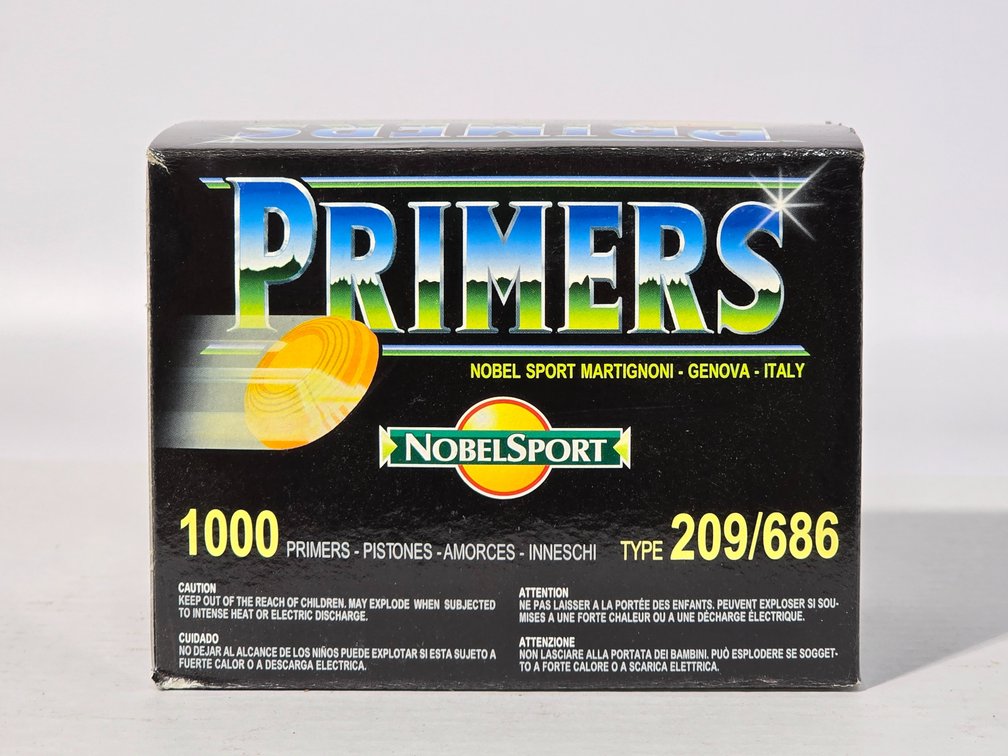 NobelSport 209 Primers - 1000 Included