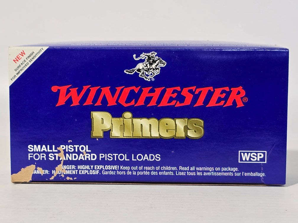 Winchester Standard Small Pistol Primers - 1000 Included