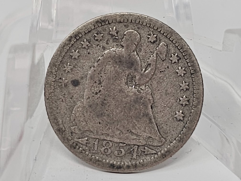 1854 Silver Half Dime w/ Arrows