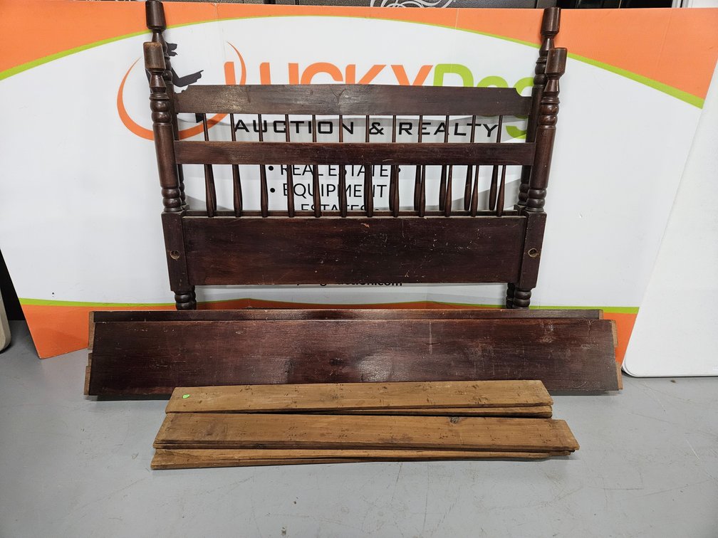 Full Size Wooden Headboard - Footboard and Rails