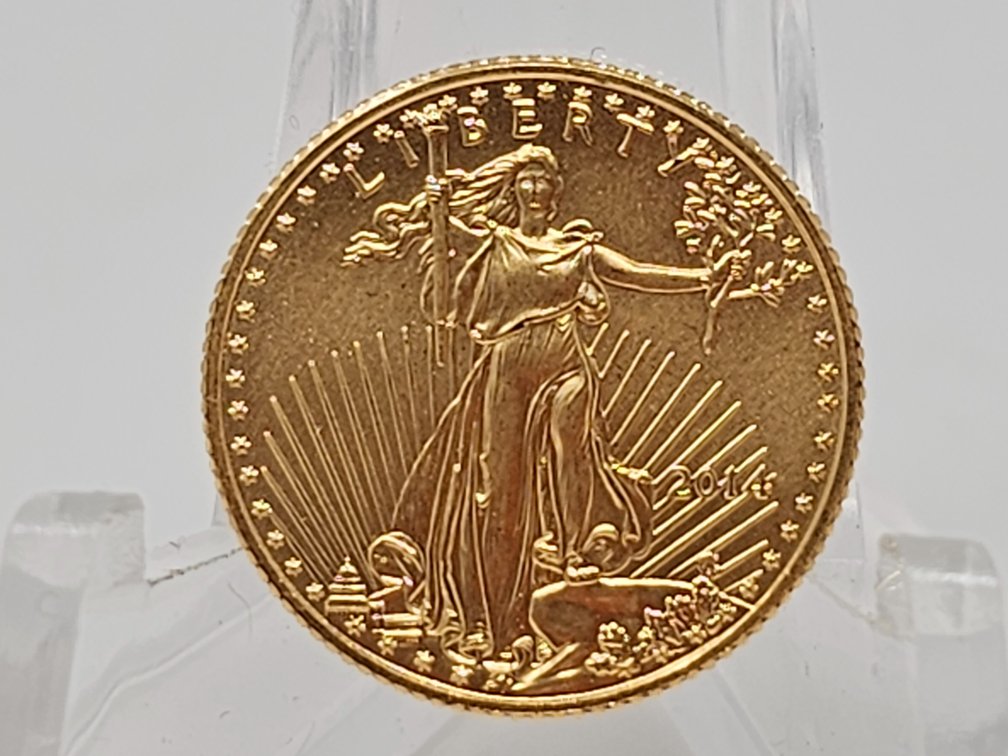 2015 $5 American Gold Eagle 1/10th Oz Fine Gold