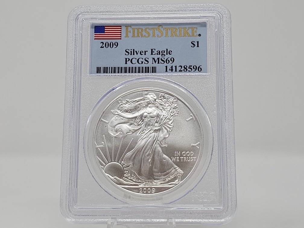 2009 Silver American Eagle - PCGS MS69 First Strike