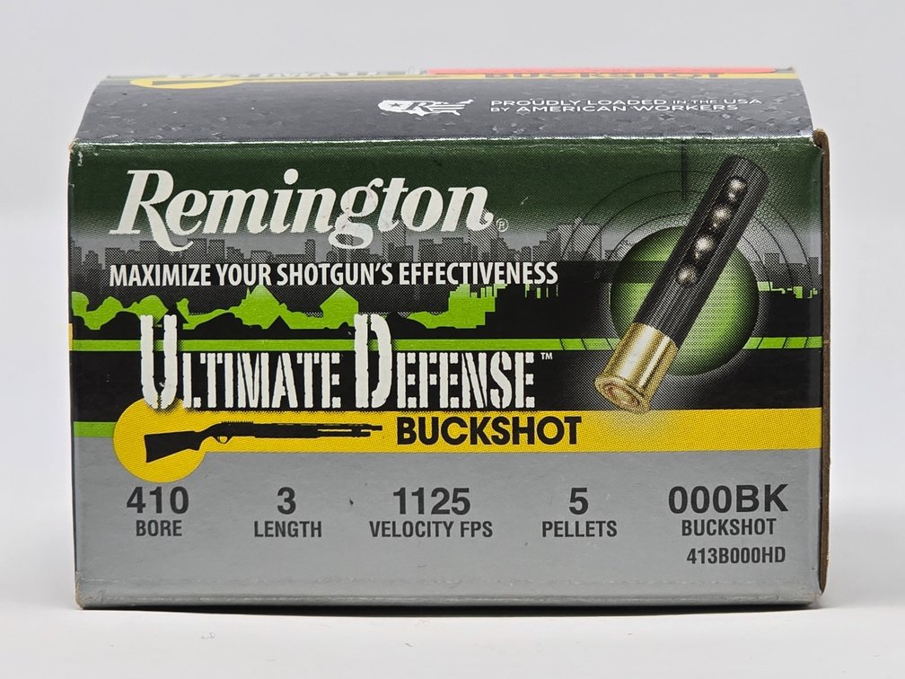 Remington Ultimate Defense Buckshot 410 Ga 3" 000BK - 1 Box of 14