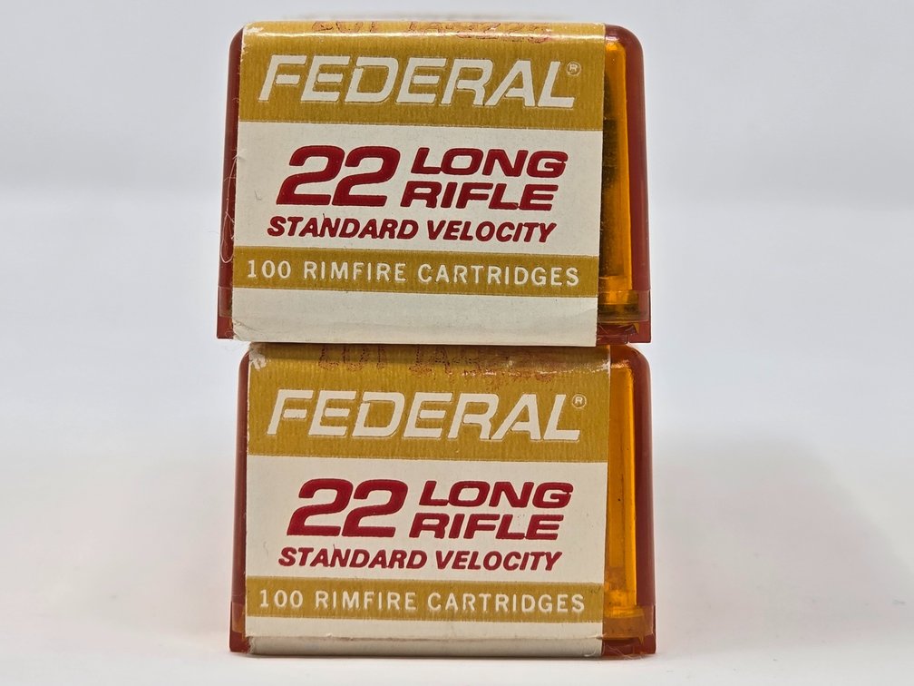 Federal Champion 100's .22 LR - 2 Boxes Totaling 150Rds