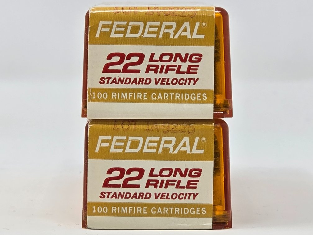 Federal Champion 100's .22 LR - 2 Boxes Totaling 200Rds
