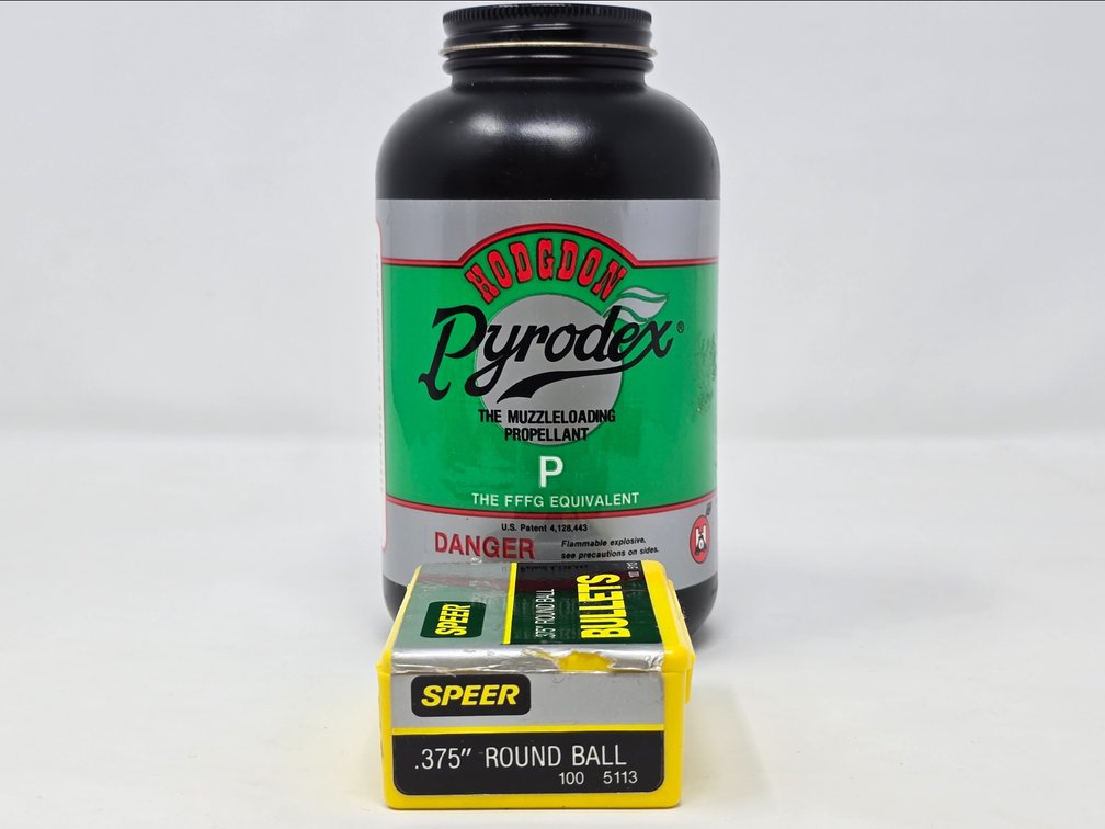 Hodgdon Pyrodex "P" - FFG Equivalent - Speer .375 Round Balls 