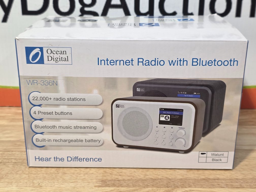 Ocean Digital Internet Radio w/ Bluetooth - New Open Box