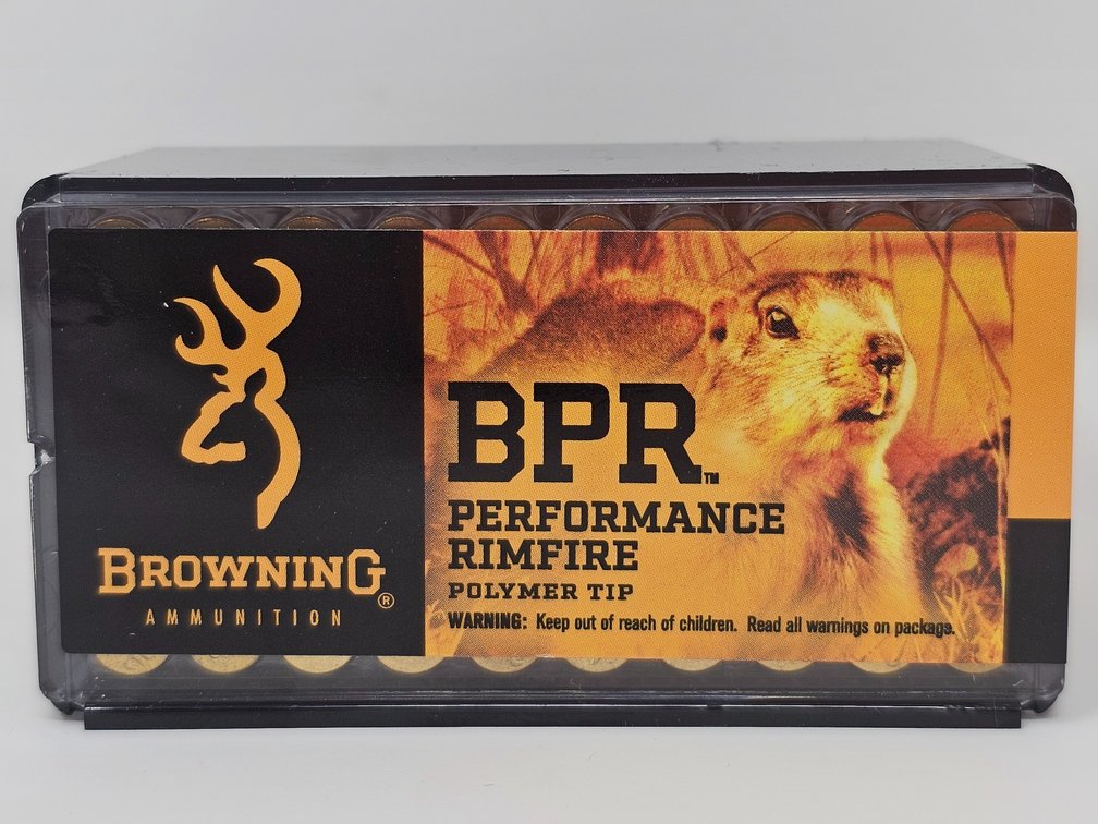 Browning BPR Permormance Rimfire 17HMR - 17-Grain - Polymer Tip - 50 Rounds 