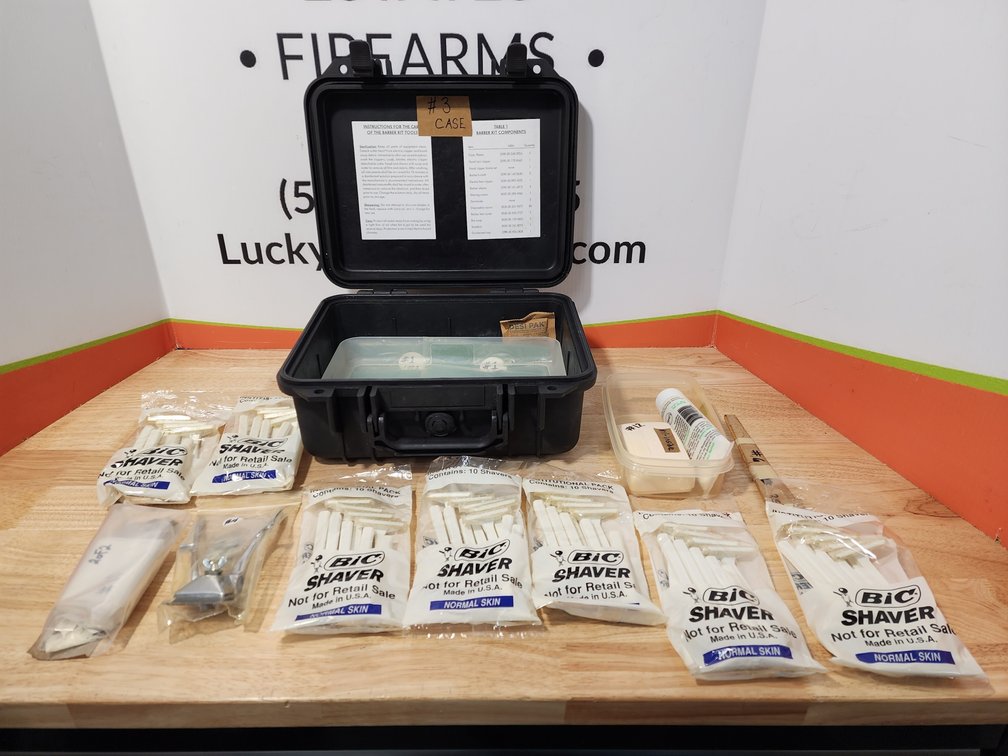 Barber Supplies Kit w/ Case 