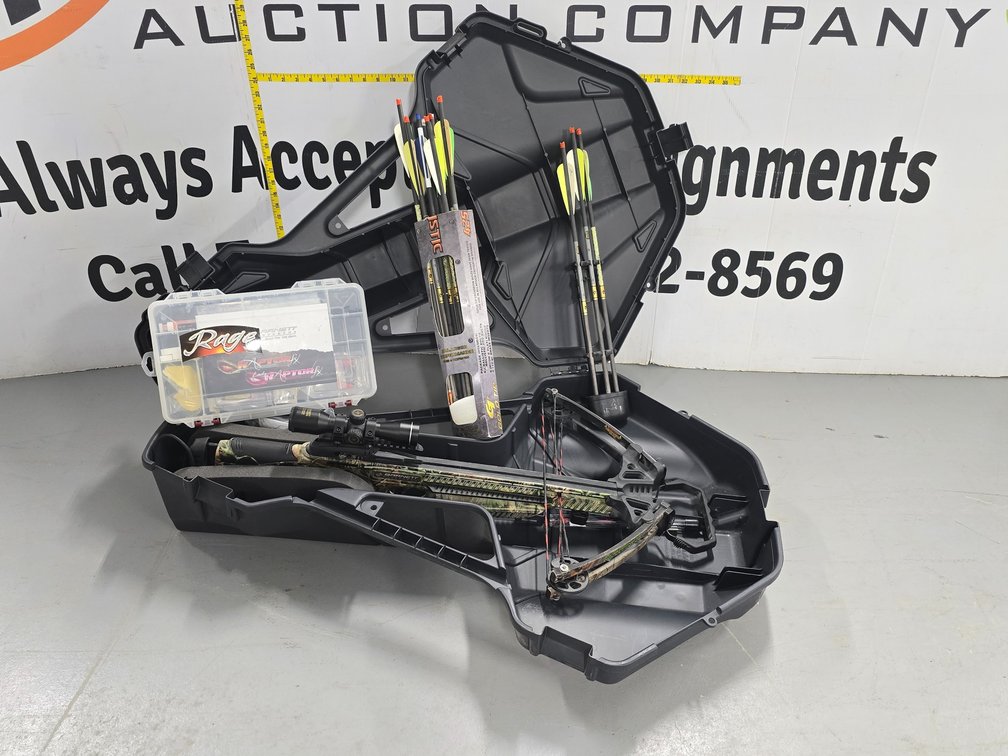 Barnett Raptor FX Crossbow w/ Plano Hard Case & Accessories 