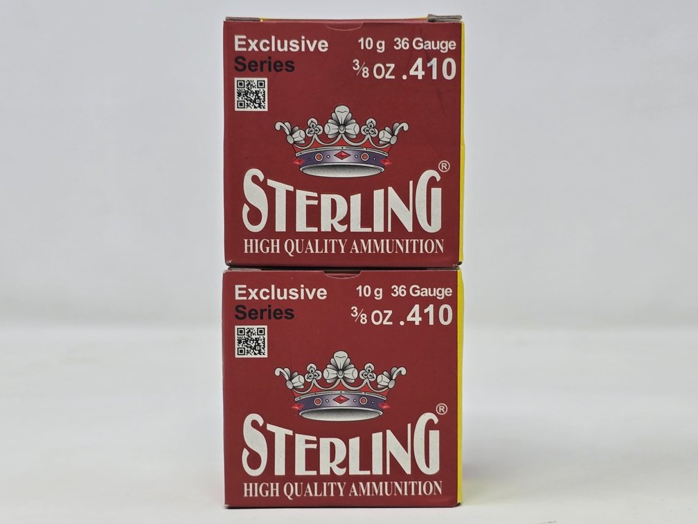 Sterling 410 Ga 2.5" 8 Shot - (2) Boxes of 25