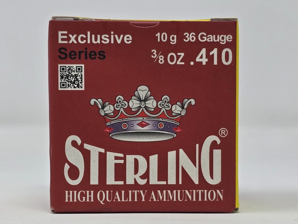 Sterling 410 Ga 2.5" 8 Shot - (1) Boxes of 25