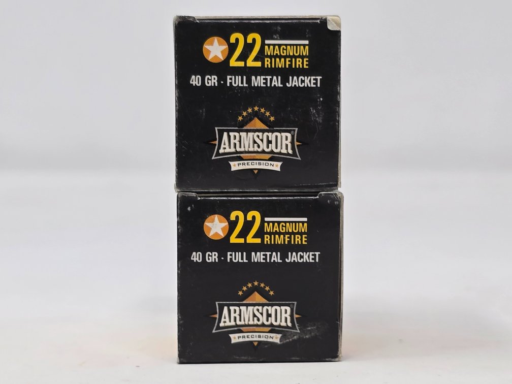 Armscor .22 Magnum 40 Gr FMJ - (2) Boxes of 50
