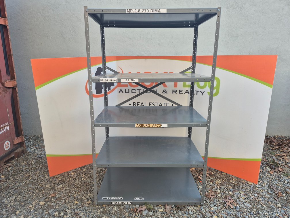 Heavy Duty Metal Shelf 60" Tall × 36" Wide × 24" Deep