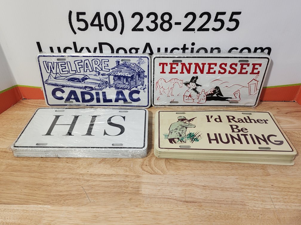 Novelty License Plates (45) +/- Included 