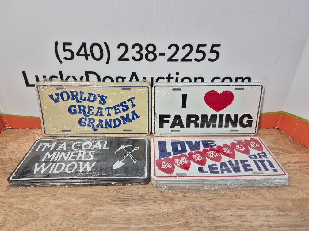 Novelty License Plates (45+/- Included)