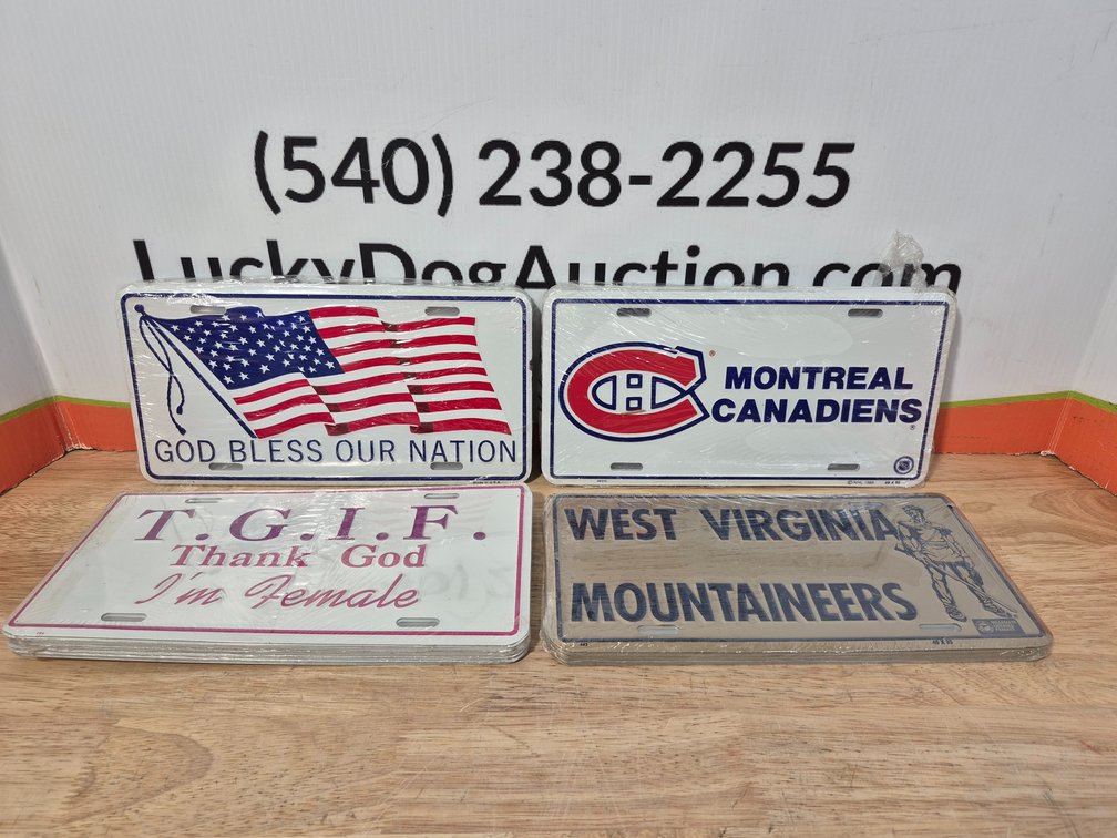Novelty License Plates (45+/- Included)