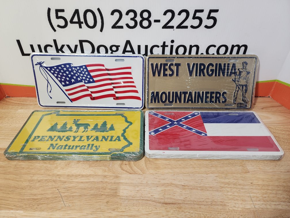 Assorted Novelty License Plates (45)+/- Included 