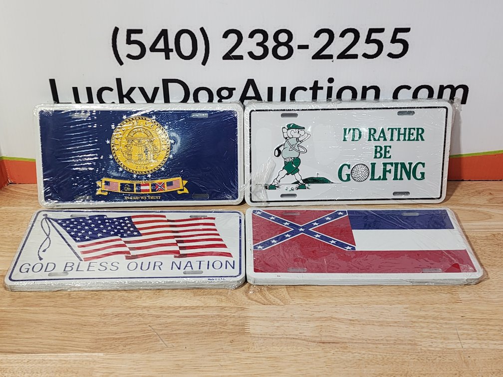 Assorted Novelty License Plates (45)+/- Included 
