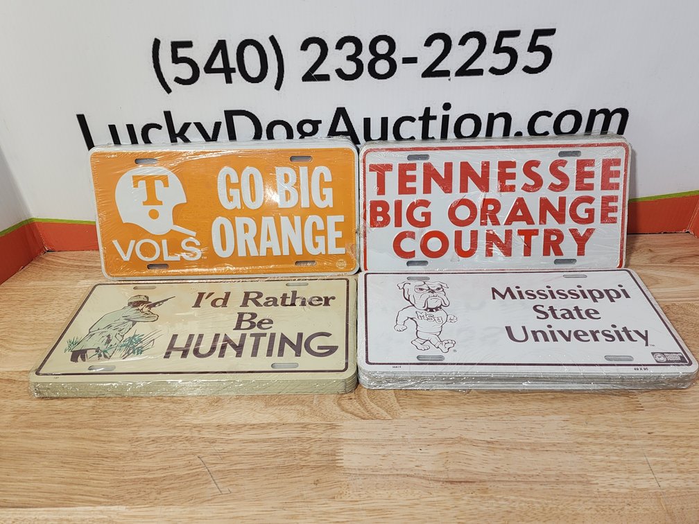 Assorted Novelty License Plates (45)+/- Included 