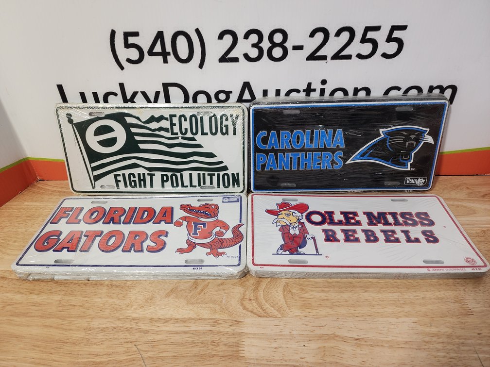 Assorted Novelty License Plates (45)+/- Included 