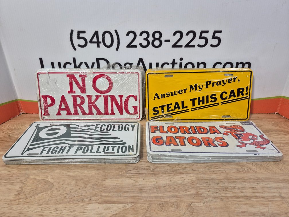 Novelty License Plates (45+/- Included)