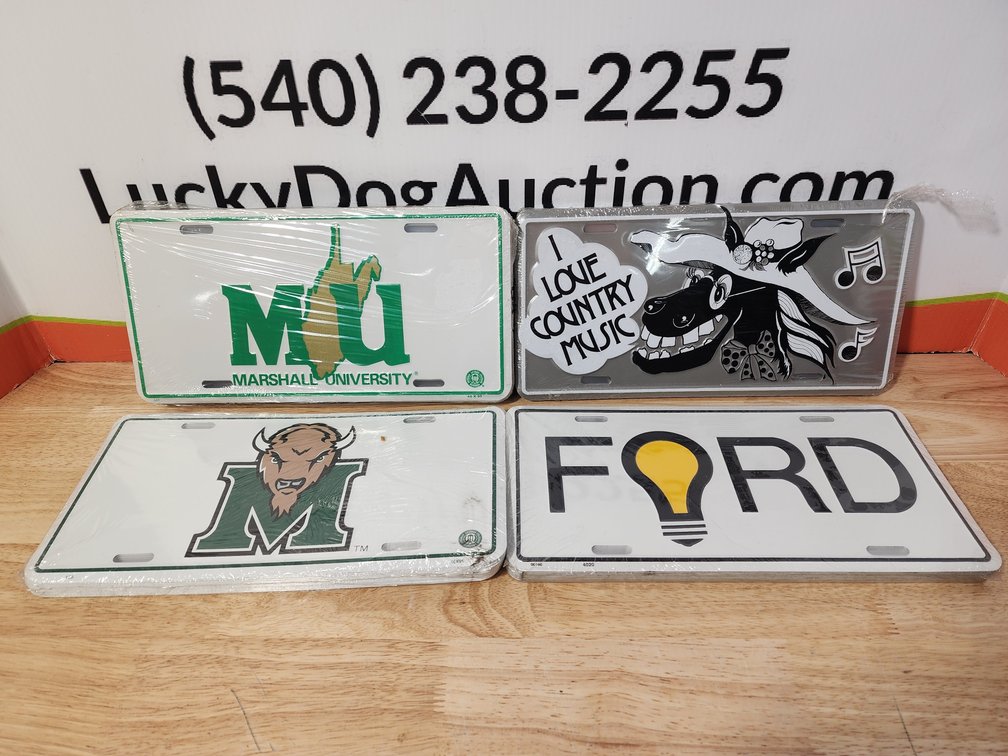 Assorted Novelty License Plates (45)+/- Included 