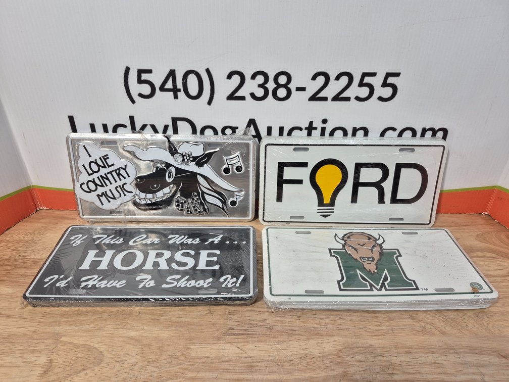 Novelty License Plates (45+/- Included)