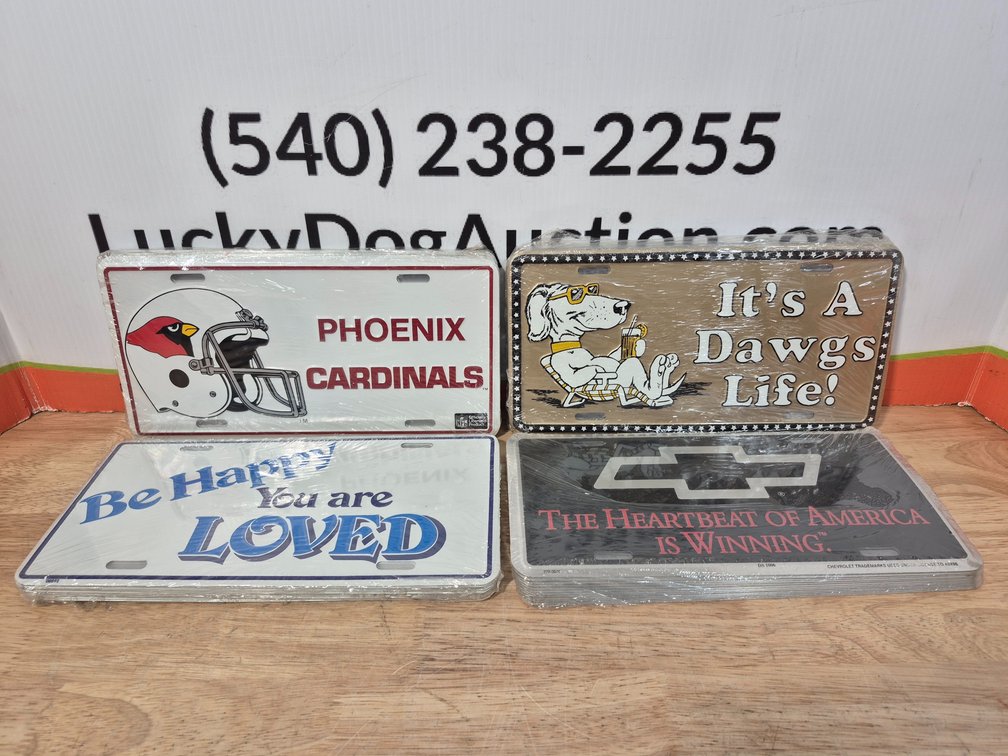 Novelty License Plates (45+/- Included)