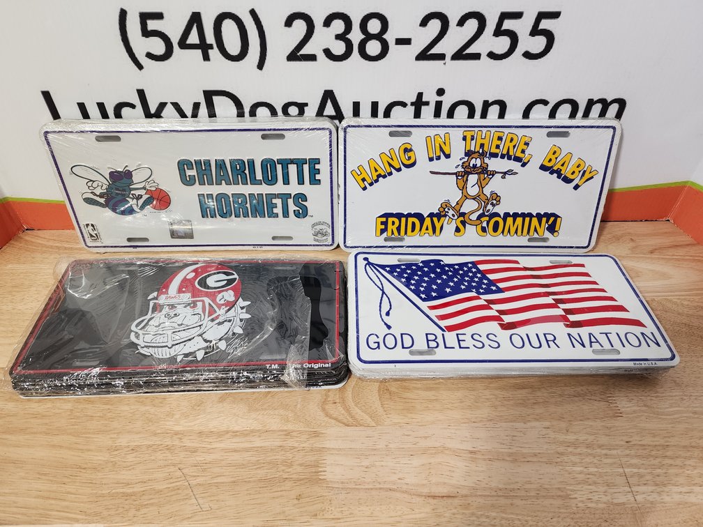Assorted Novelty License Plates (45)+/- Included 