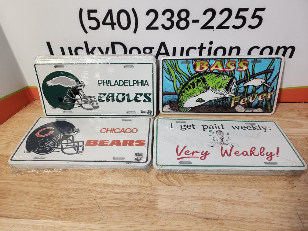 Assorted Novelty License Plates (45)+/- Included 